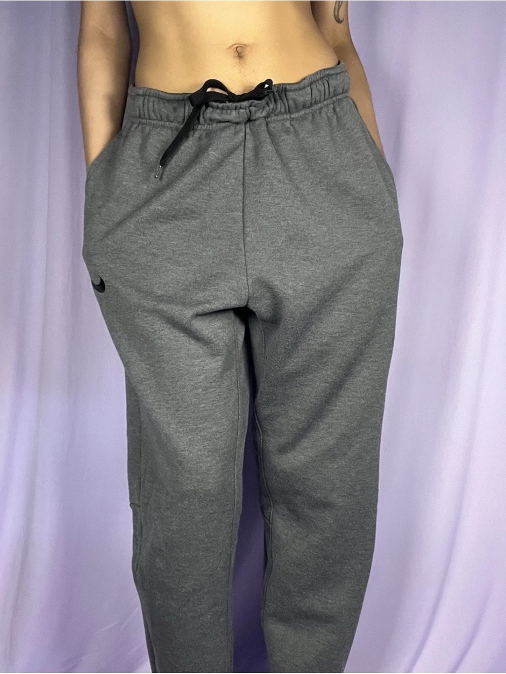 Nike Therma Fit Tapered Fitness Pants Men Size L Cozy Comfortable Workout Casual